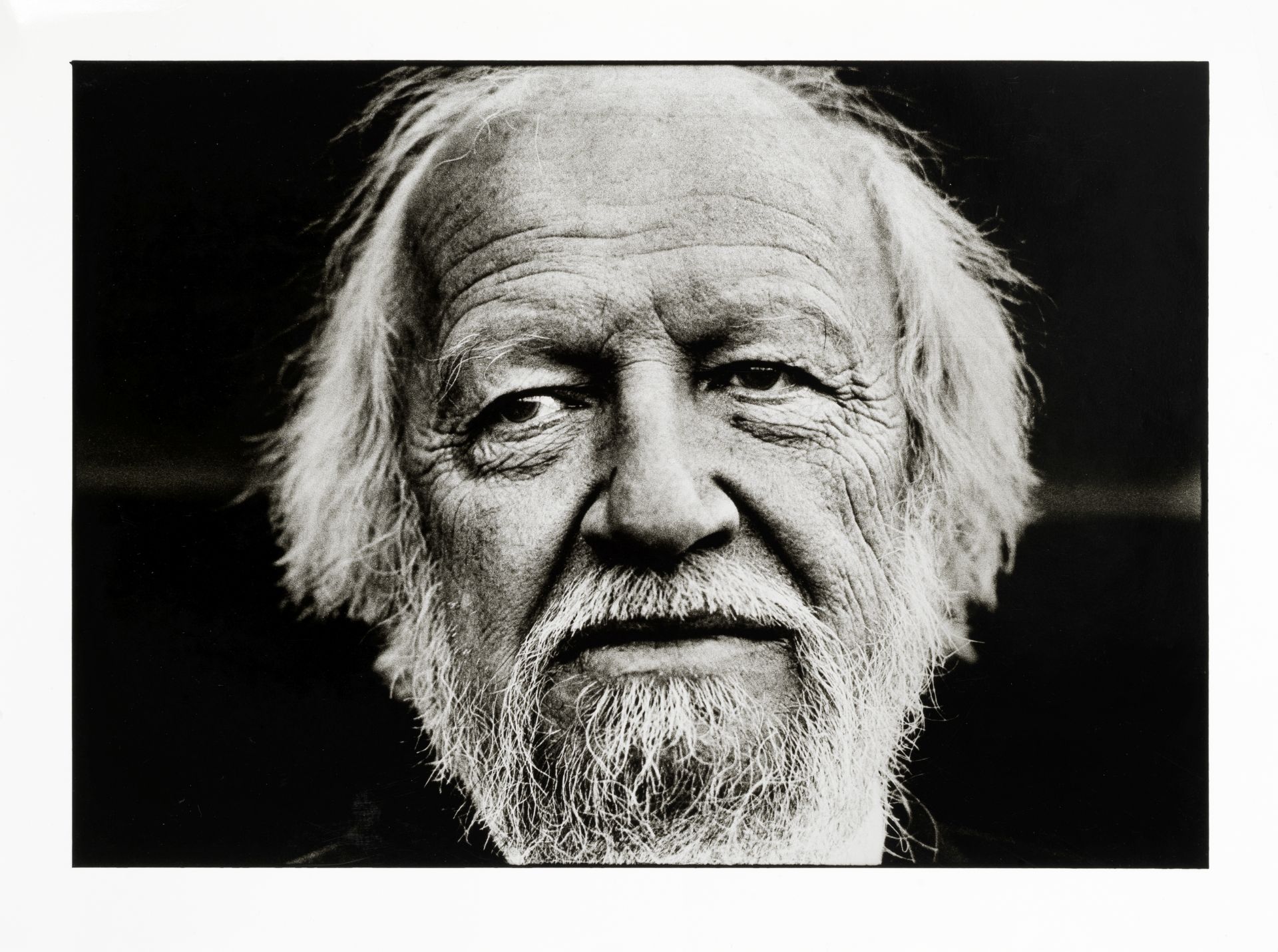 SOAMES (SALLY) 'William Golding at his publishers in London', [c.1990]