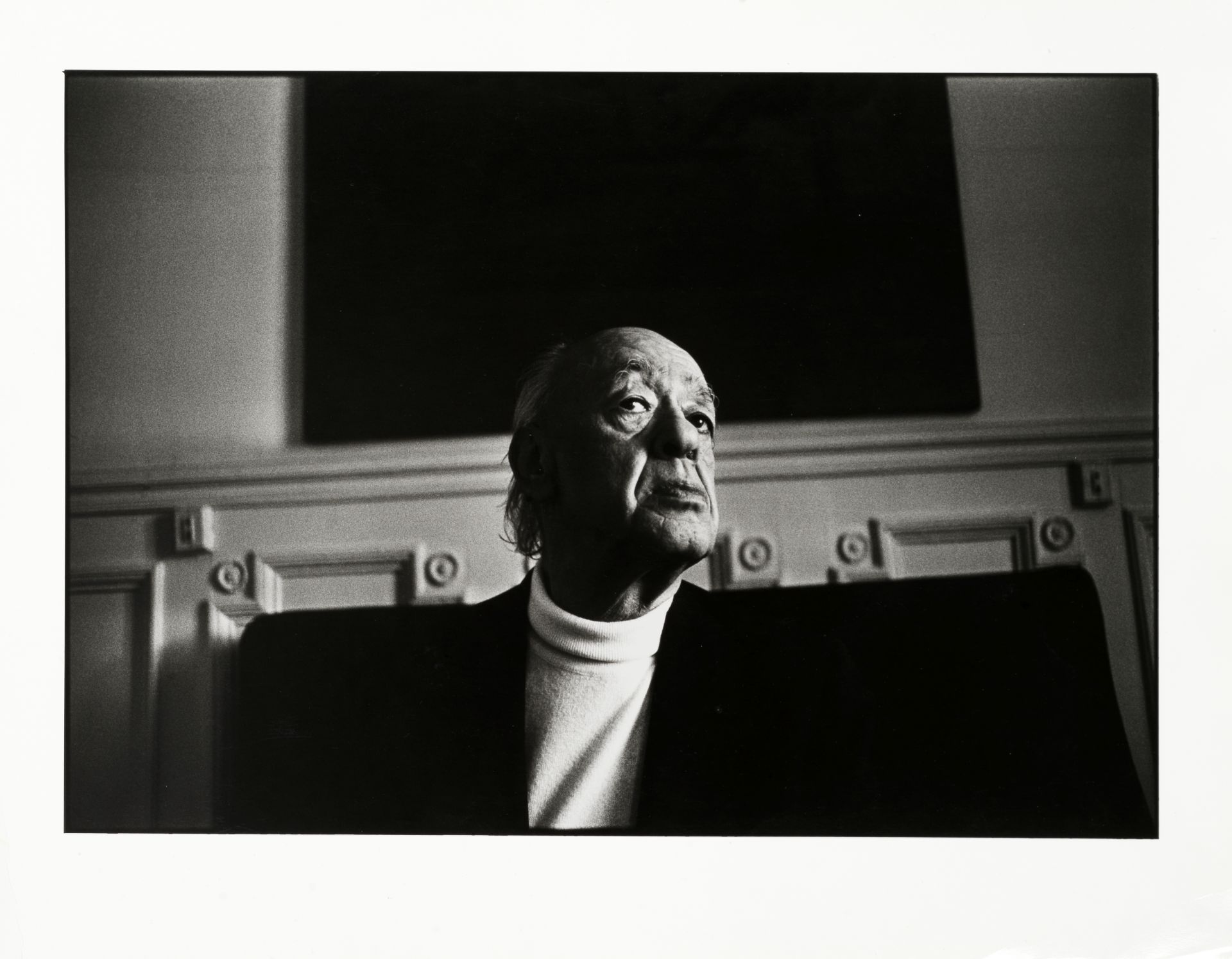 SOAMES (SALLY) 'Eugene Ionesco at his home in Paris', [c.1990]