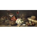 Workshop of Georg Flegel (Olm&#252;tz 1561-1638 Frankfurt am Main) Dishes of fruit and nuts with ...