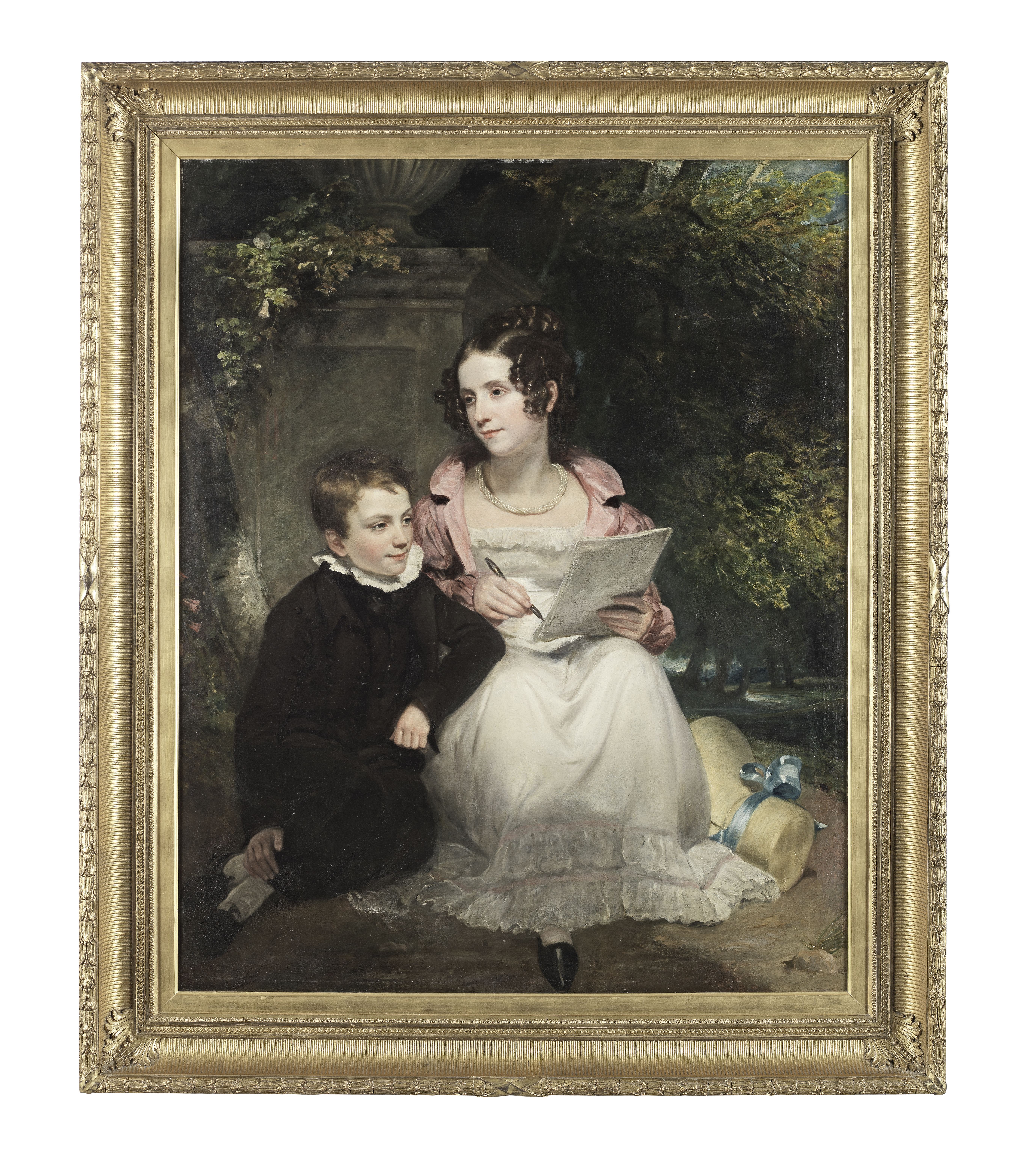 Henry William Pickersgill RA (London 1782-1875) The Countess of Clanwilliam and her brother, seat...