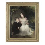 Henry William Pickersgill RA (London 1782-1875) The Countess of Clanwilliam and her brother, seat...