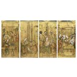 School of Tours, early 16th Century The Annunciation; The Nativity; The Adoration of the Magi; an...