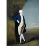 Circle of Edward Haytley (active Britain, 1740-1762) Portrait of a gentleman, full-length, in a b...