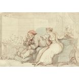 Thomas Rowlandson (London 1756-1827) When the old fool has drunk his wine, and gone to rest, I'll...