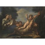 Michele Rocca, called Parmigianino (Parma circa 1670-circa 1751 Venice) A satyr with putti and ba...