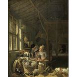 Follower of Hendrick Martensz. Sorgh (Rotterdam circa 1610-1670) A kitchen interior