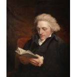 John Hoppner R.A. (London 1758-1810) Portrait of William Gifford reading a book