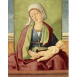 Venetian School, 16th Century The Madonna and Child unframed