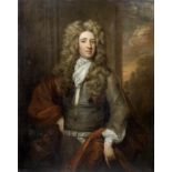 Circle of Sir Godfrey Kneller (Lubeck 1646-1723 London) Portrait of a gentleman, traditional...