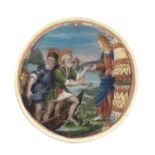 Roman School, mid 16th Century The Calling of Saints Peter and Andrew 13.1cm. (5 1/4 in.) diamete...