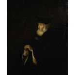 After Salomon Koninck, 18th Century A seated rabbi