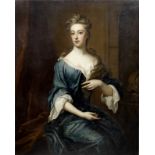 Circle of Sir Godfrey Kneller (Lubeck 1646-1723 London) Portrait of a lady, traditionally id...