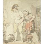 Thomas Rowlandson (London 1756-1827) A Sheep in Wolf's Clothing