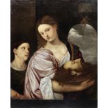 After Tiziano Vecellio, called Titian, 17th Century Salome with the head of John the Baptist inc...