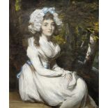 Daniel Gardner (Kendal circa 1750-1805 London) Portrait of a young lady, possibly Elizabeth Ann H...