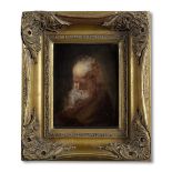 Follower of Rembrandt Harmensz. van Rijn (Leiden 1606-1669 Amsterdam) The head of a bearded man