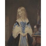 John Bostock (British, circa 1810-1870) Lady Elizabeth Leveson-Gower