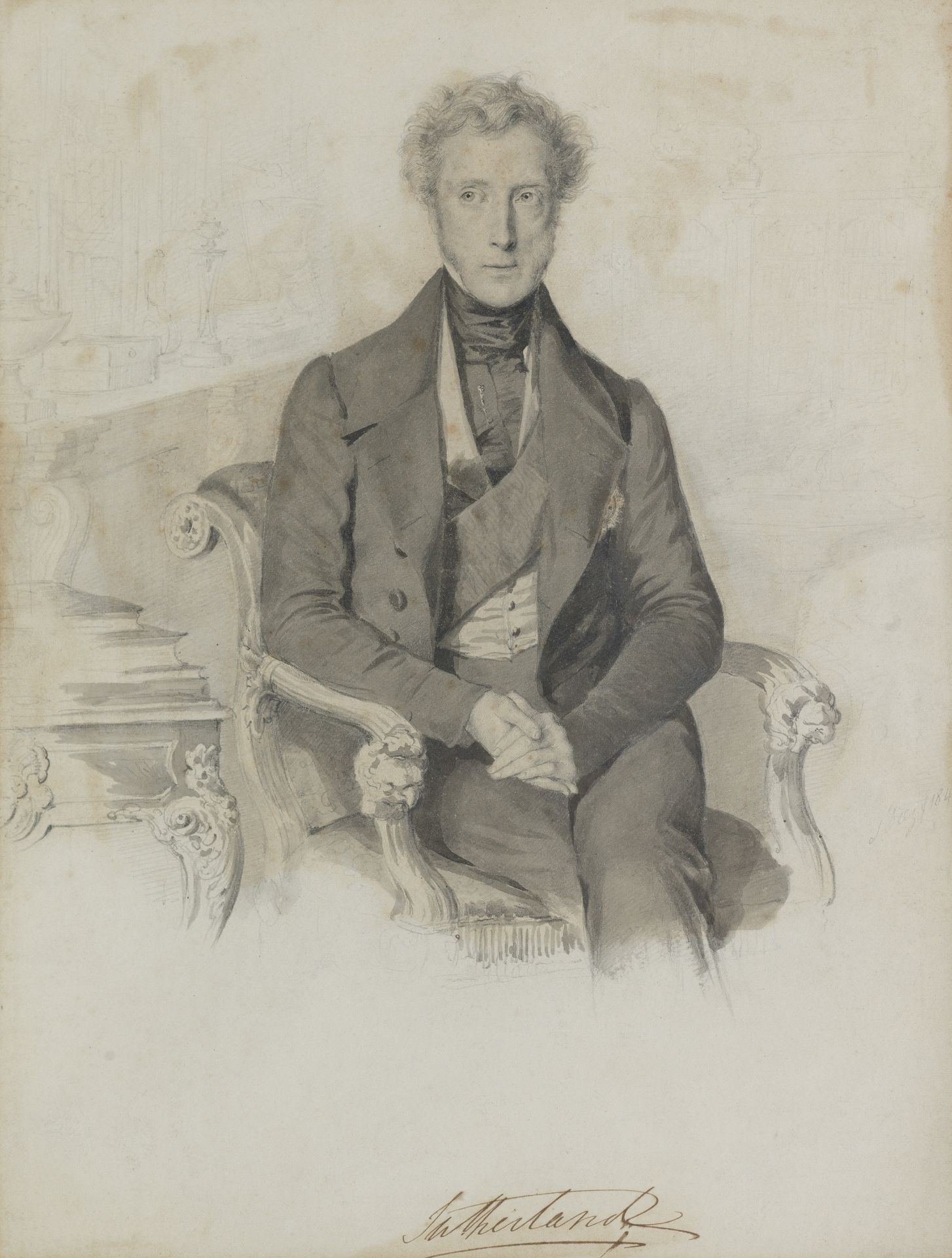 J. Diez (mid 19th century) His Grace George Granville Leveson Gower, 2nd Duke of Sutherland weari...