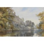 W. Cheesman (British, early 20th Century) Lilleshall Abbey with lake (together with Lilleshall Ab...