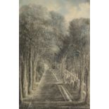 Elizabeth Sutherland Leveson-Gower, Duchess of Sutherland (British, 1765-1839) A tree-lined alley...