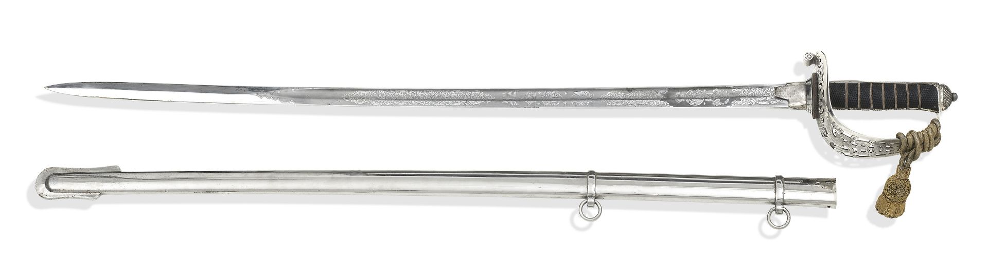 An Edward VII Regulation Sword For An Officer In The 2nd Dragoons