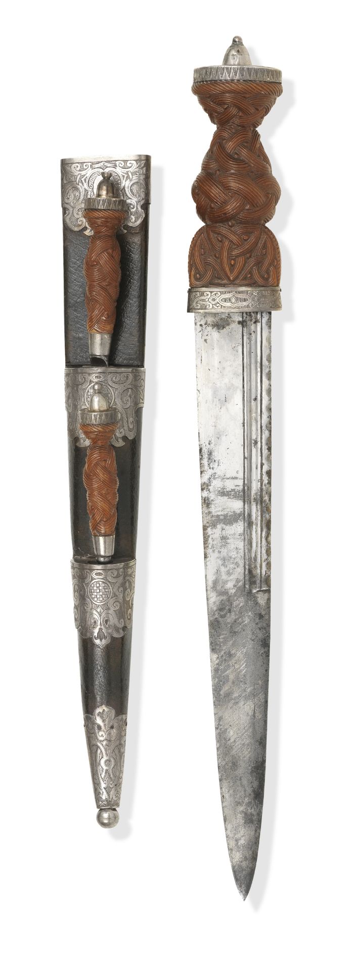 A Highland Silver-Mounted Dress Dirk