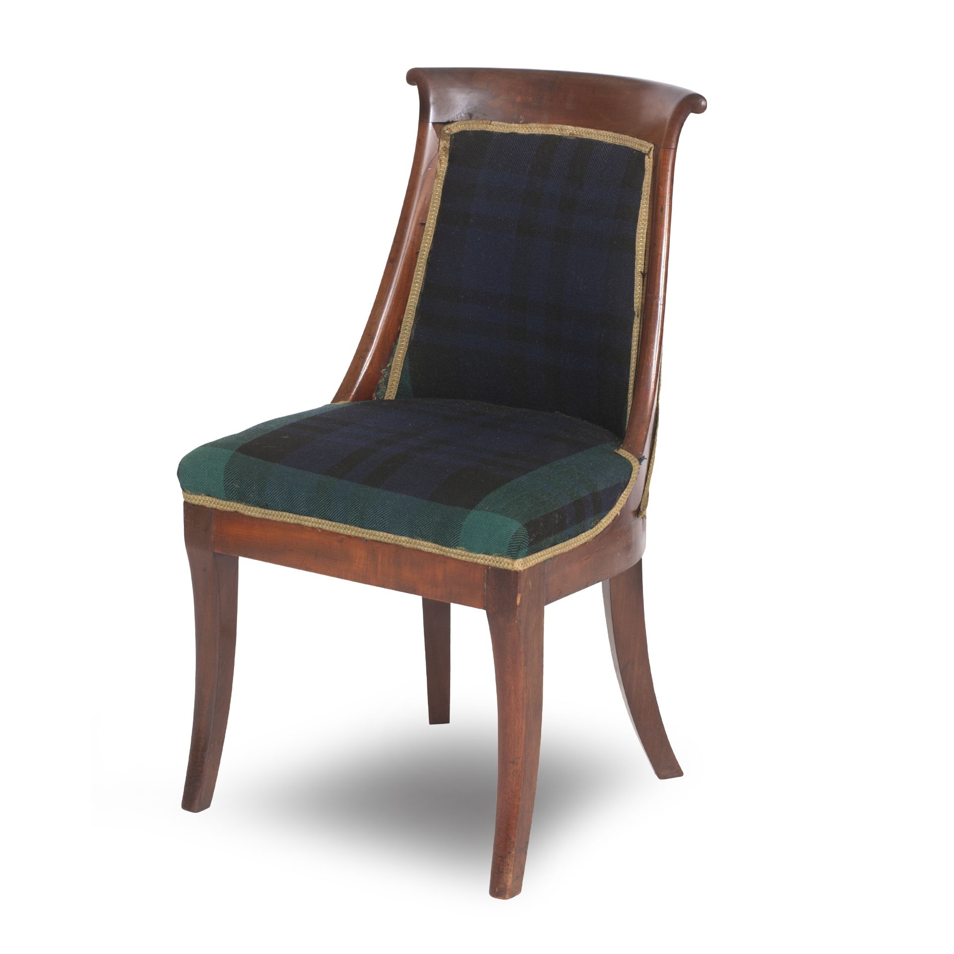 A Regency mahogany side chair