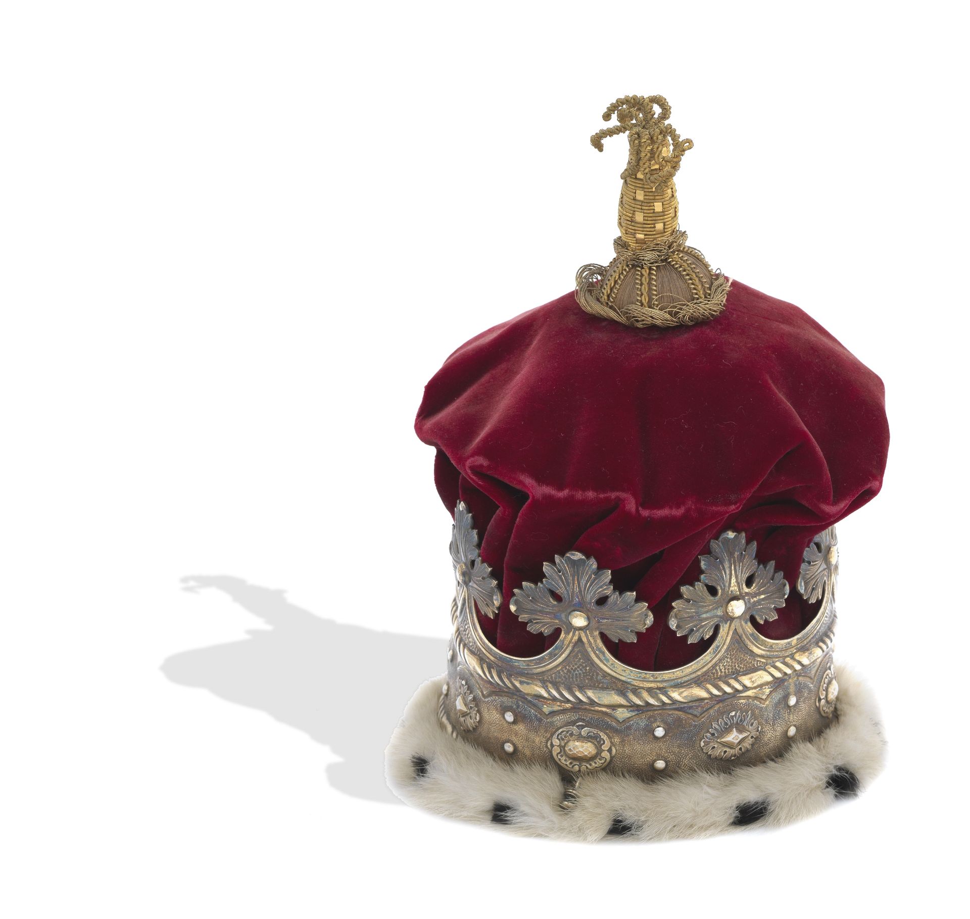 An Edwardian silver-gilt Duchess's coronet by S.Garrard, London 1901