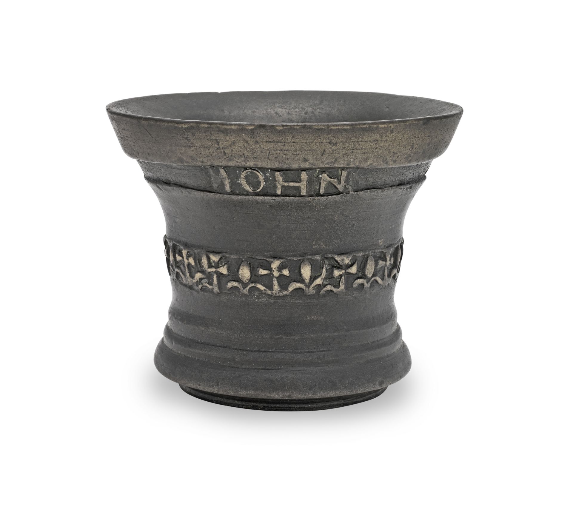 A Charles I leaded bronze mortar, dated 1647, attributed to Anthony Bartlet (fl. 1640-75) of the ...