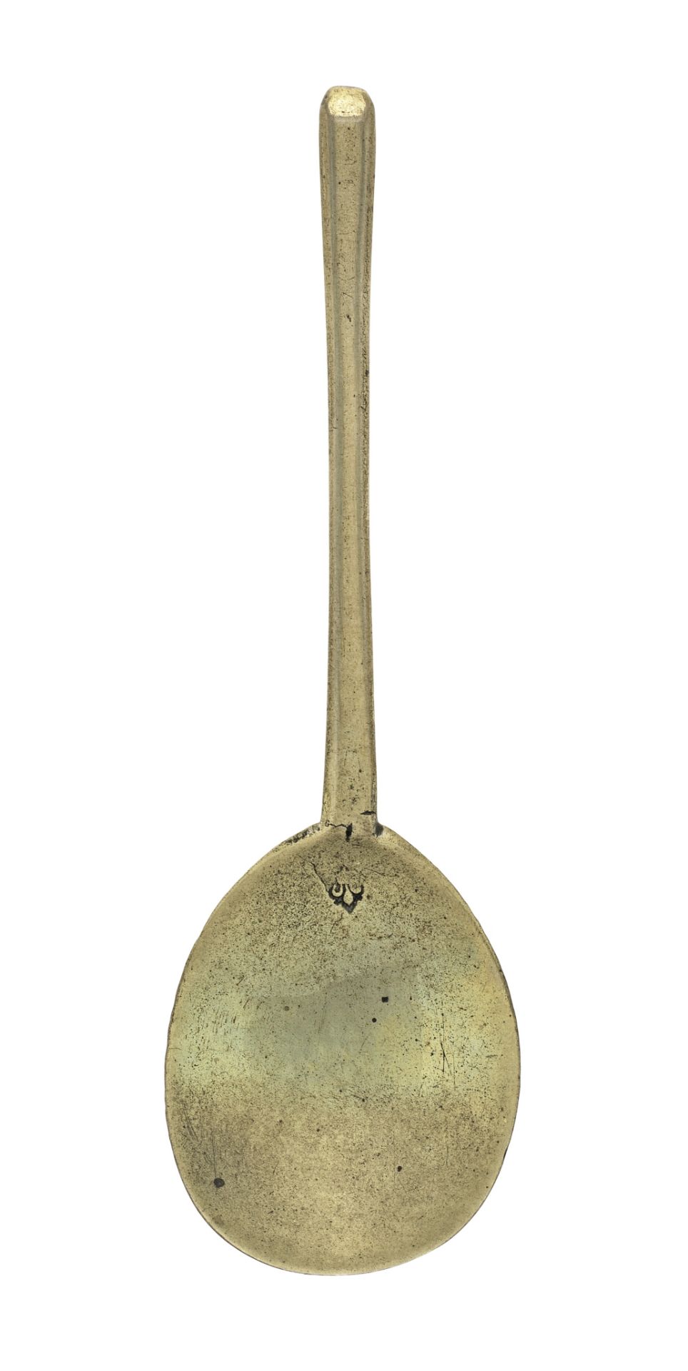 A 17th century latten slip-top spoon, possibly London