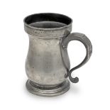 A George VI pewter Imperial pint mug, Bristol, circa 1826