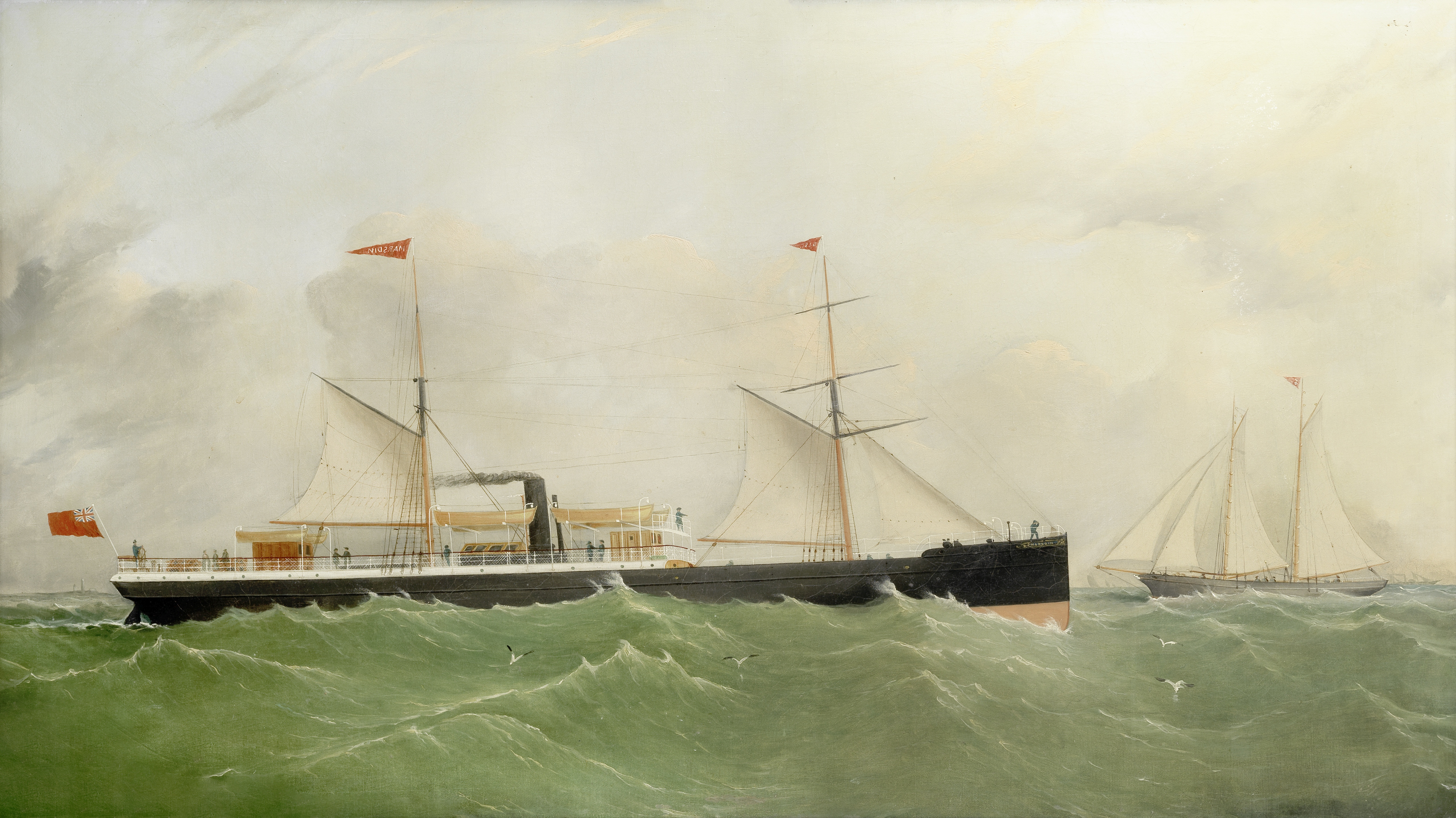 James H. Wheldon (British, born circa 1832-1895) The S.S. Marsdin of Hull