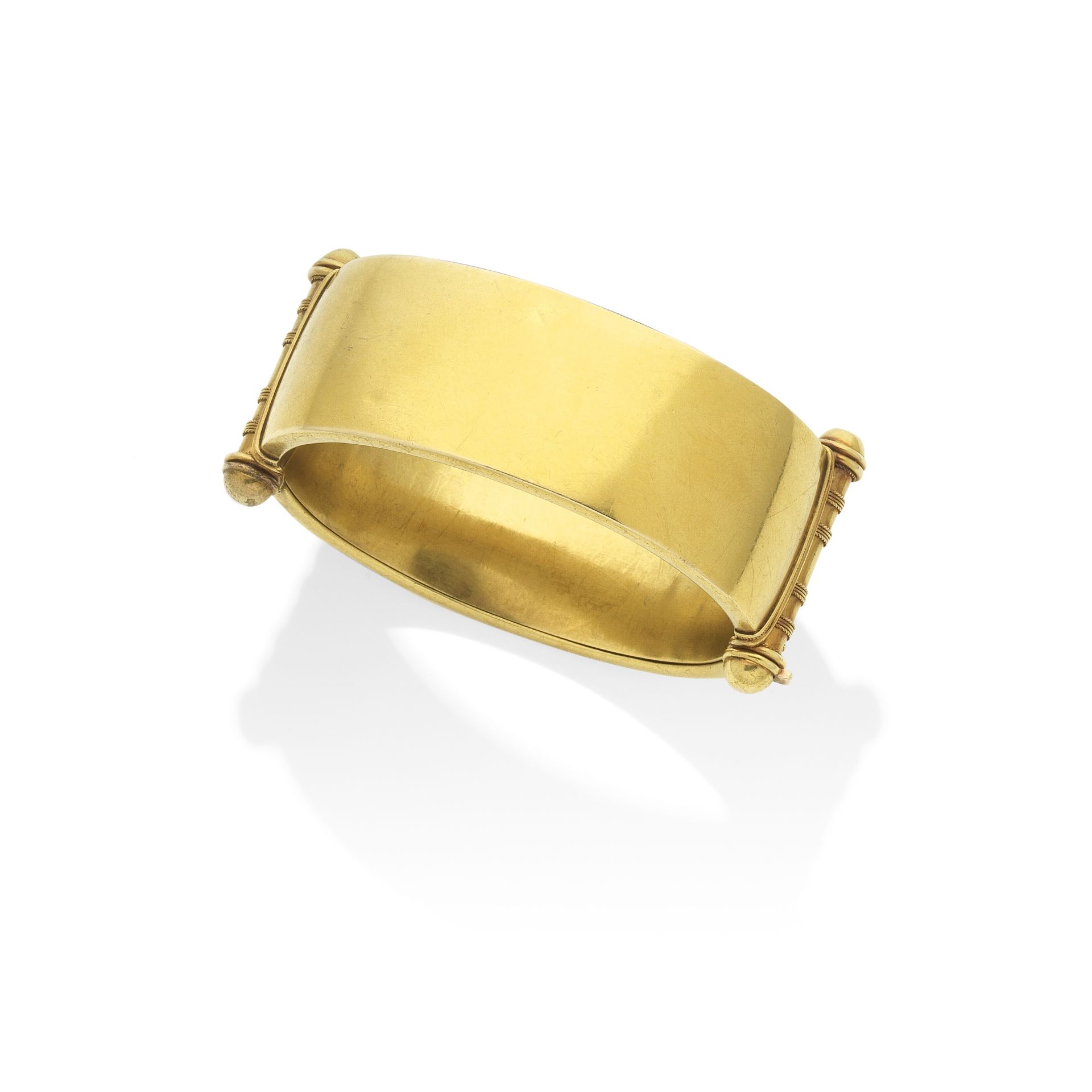 A GOLD BANGLE,