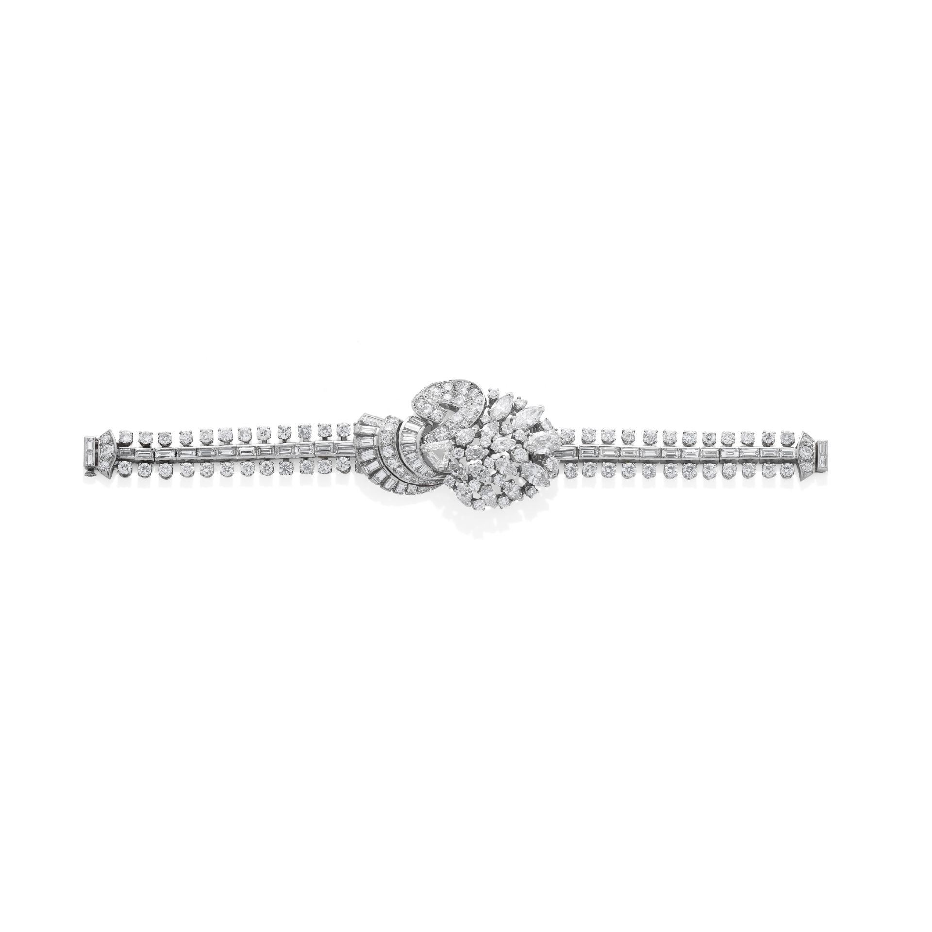 A DIAMOND BRACELET, BY CHANTECLER,