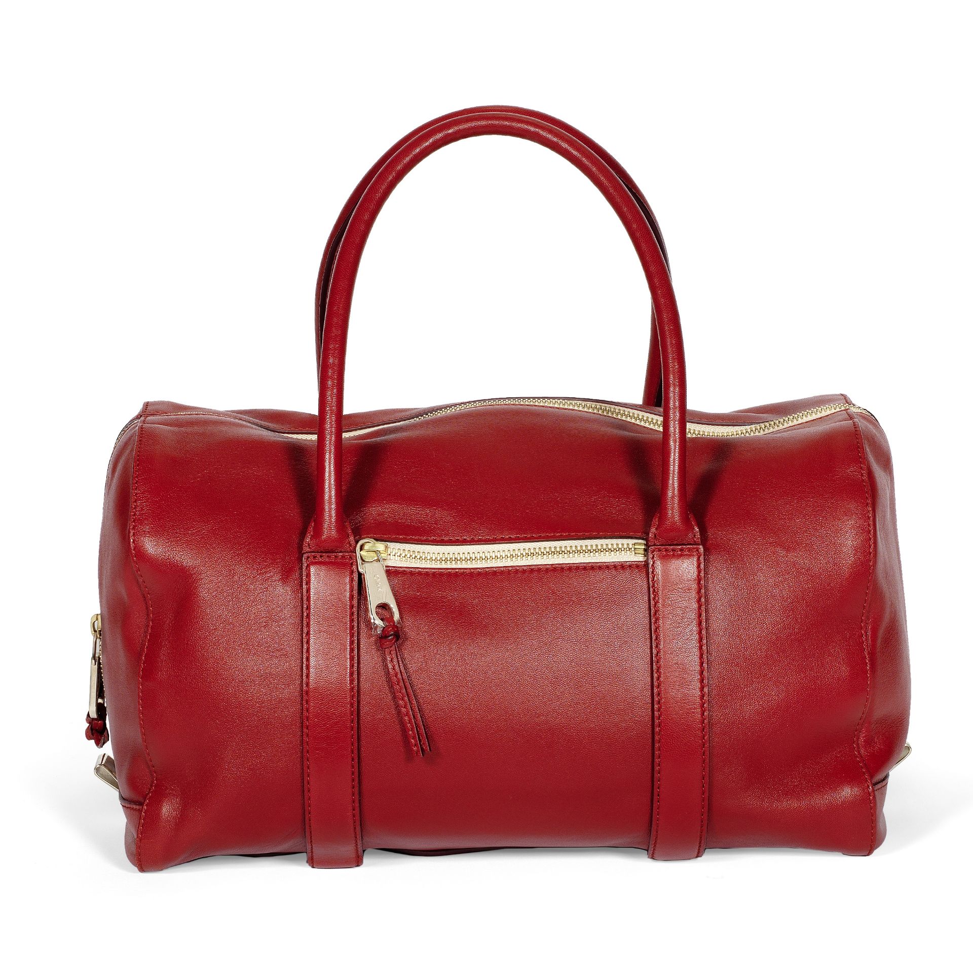 Dark Red Duffel Bag, Chloe, c. 2011, (Includes authenticity card and dust bag)