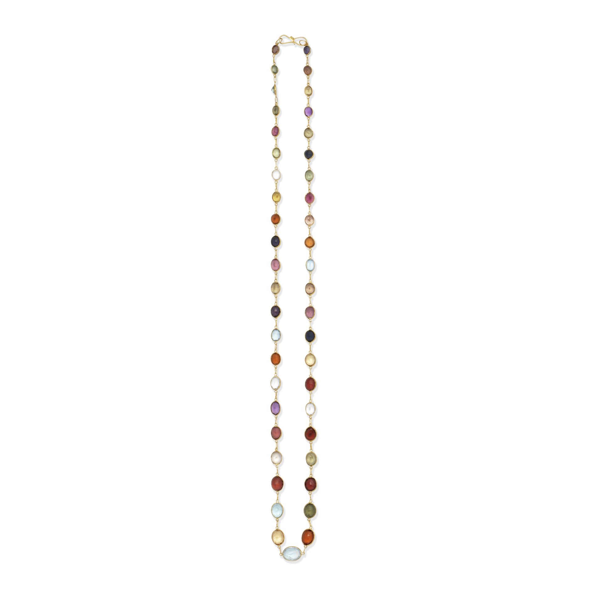 MULTI GEM-SET NECKLACE