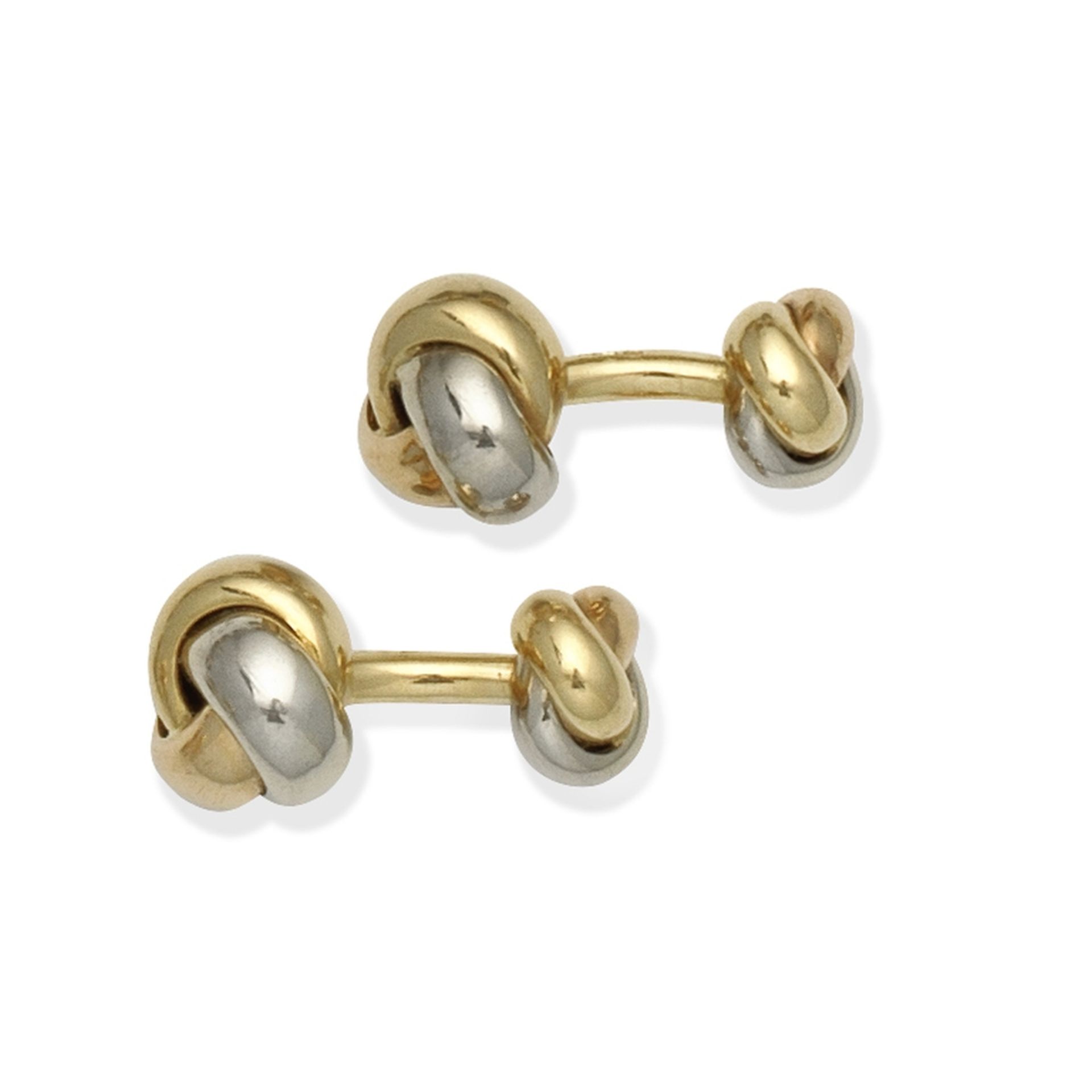 CARTIER: 'TRINITY' CUFFLINKS