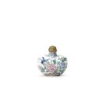 A PAINTED ENAMEL SNUFF BOTTLE 18th century, seal Shangxin (3)