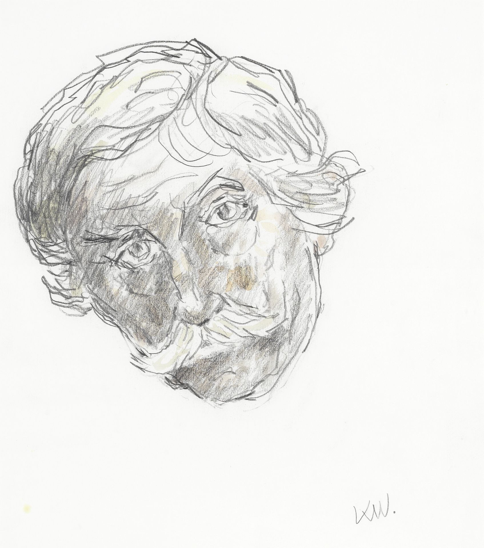 Sir Kyffin Williams R.A. (British, 1918-2006) Self-Portrait