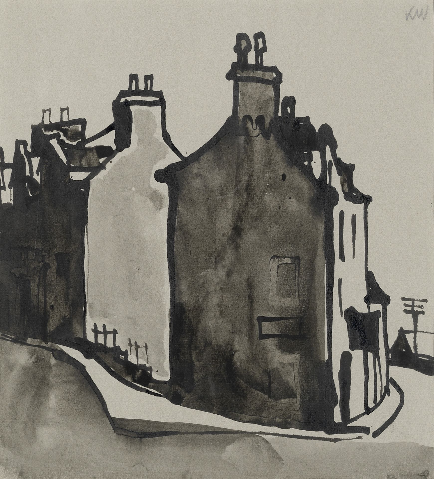 Sir Kyffin Williams R.A. (British, 1918-2006) Stornoway