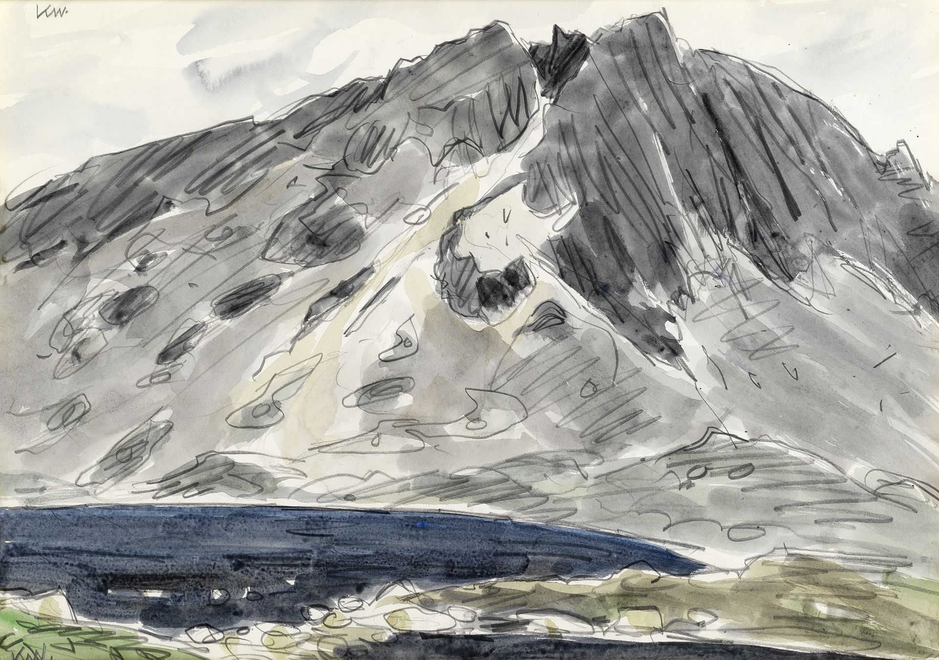 Sir Kyffin Williams R.A. (British, 1918-2006) Llyn y Gadair, Cader Idris