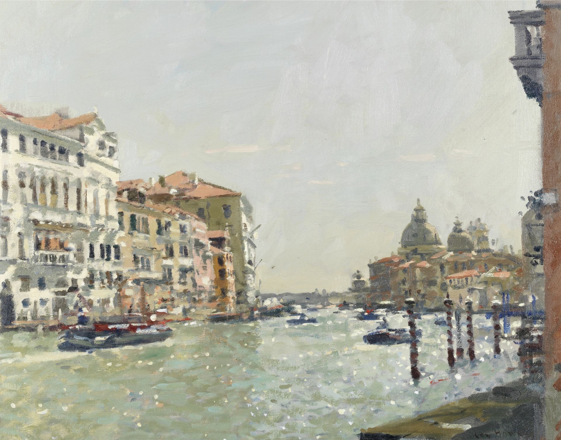 Ken Howard R.A. (British, born 1932) Grand Canal