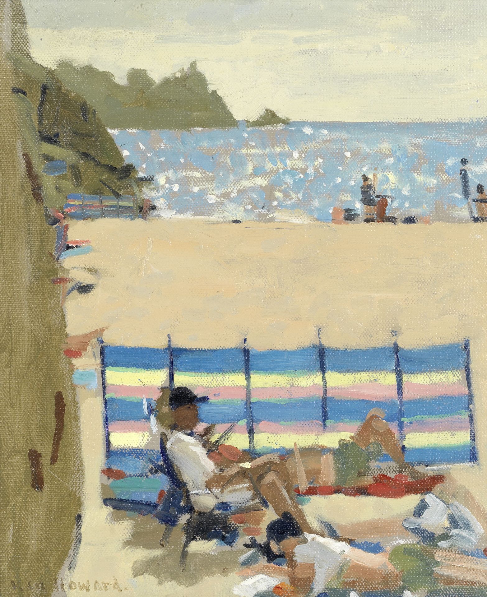 Ken Howard R.A. (British, born 1932) Sennen, Cornwall