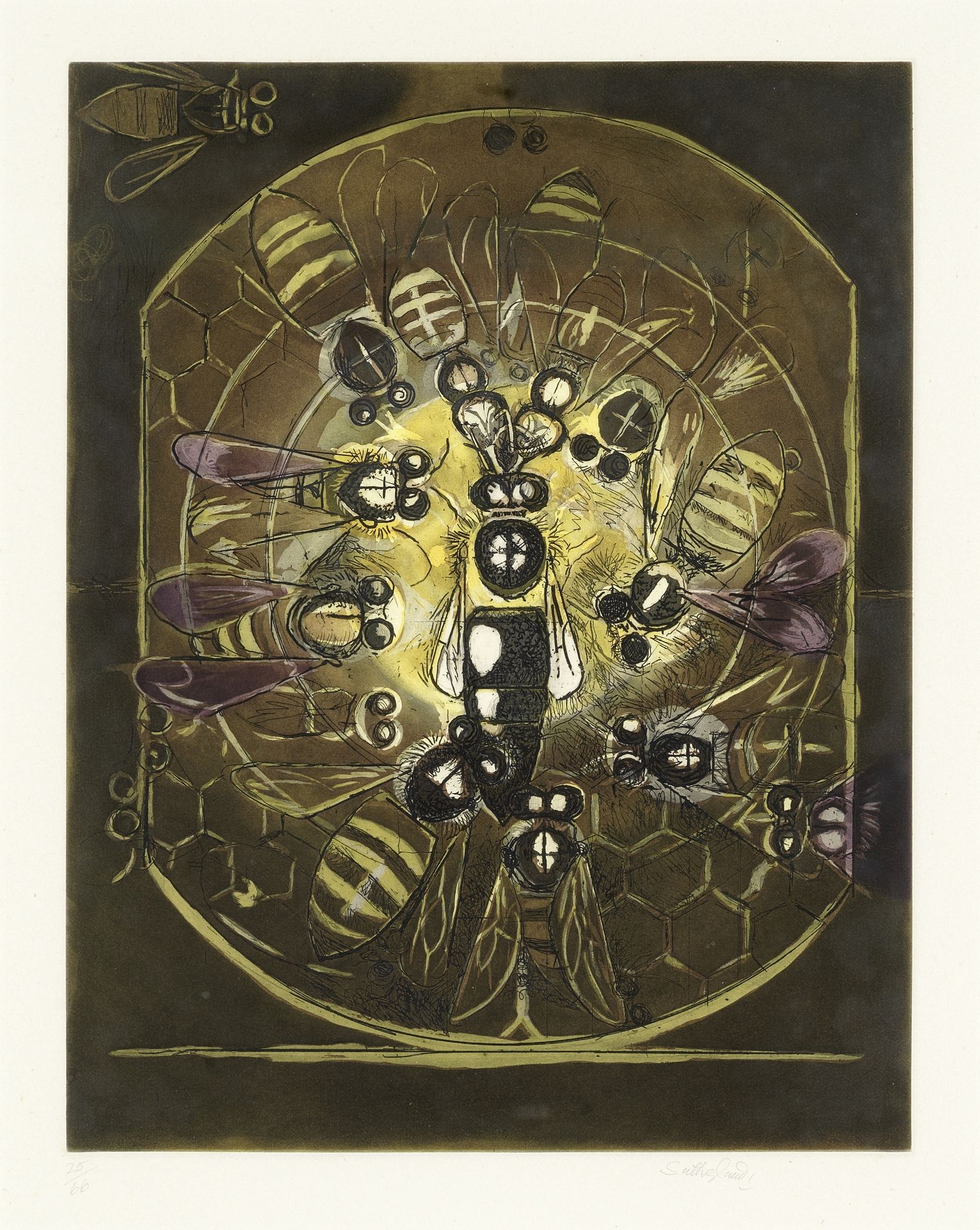 Graham Sutherland O.M. (British, 1903-1980) The Court; Hatching II; Primitive Hive I; Expulsion a...