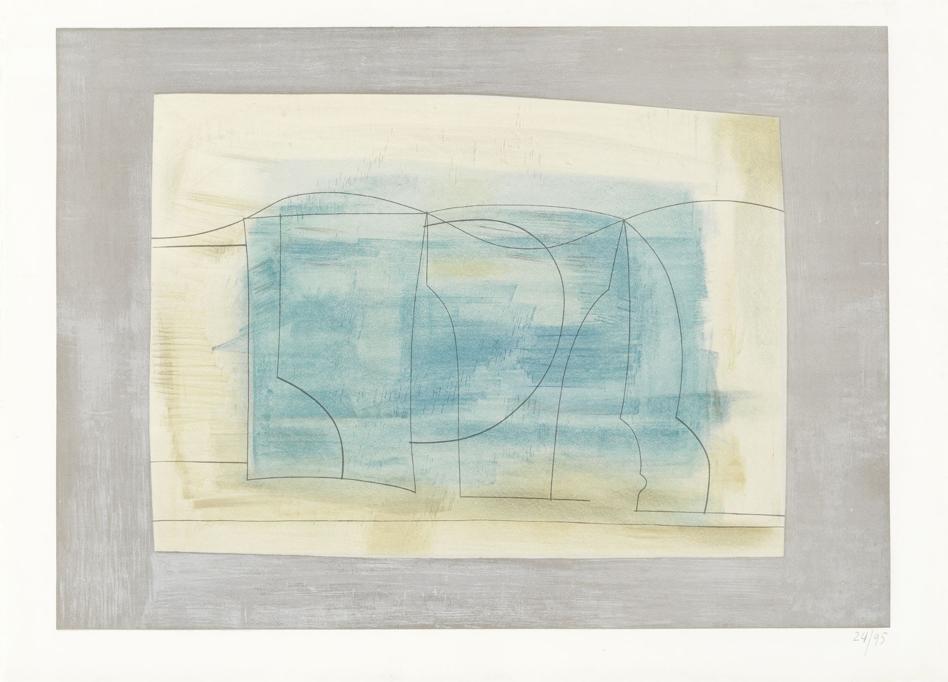 Ben Nicholson O.M. (British, 1894-1982) Still Life Lithograph printed in colours, 1962, on wove, ...