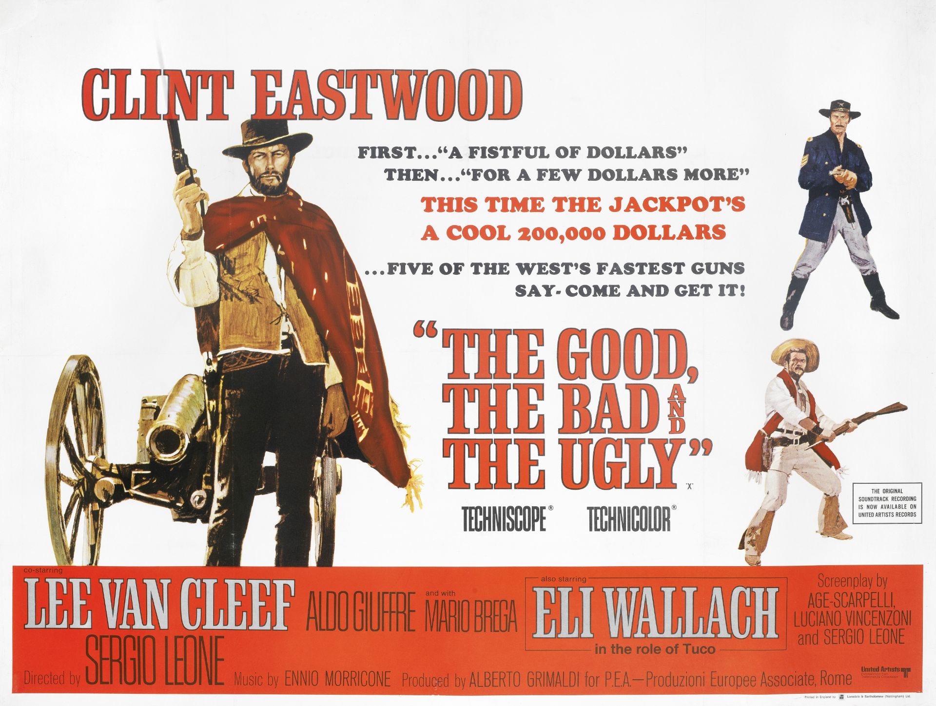 The Good, The Bad and The Ugly, United Artists, 1966,