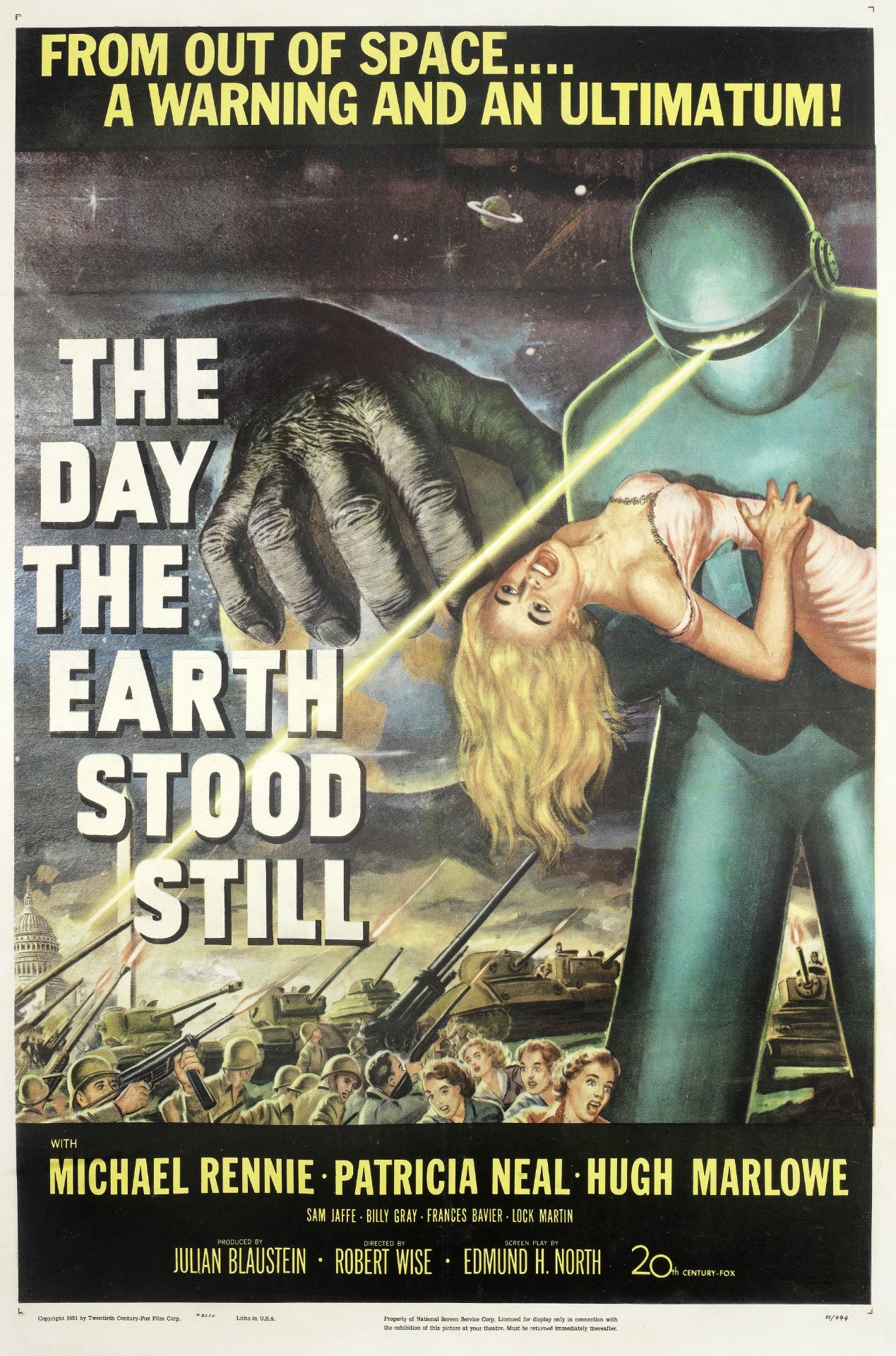 The Day The Earth Stood Still, Twentieth Century Fox, 1951,