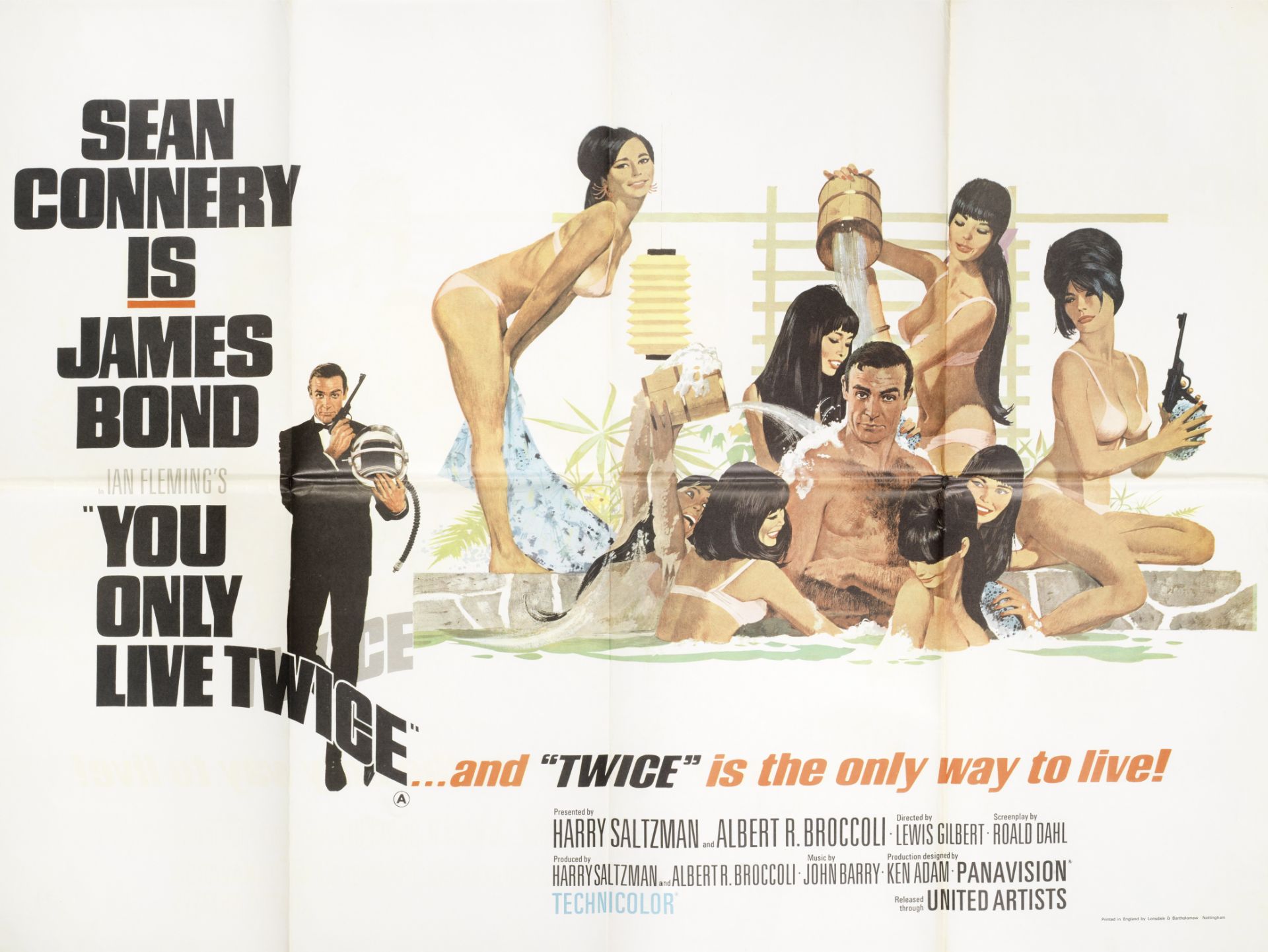 You Only Live Twice, Eon Productions / United Artists, 1967,