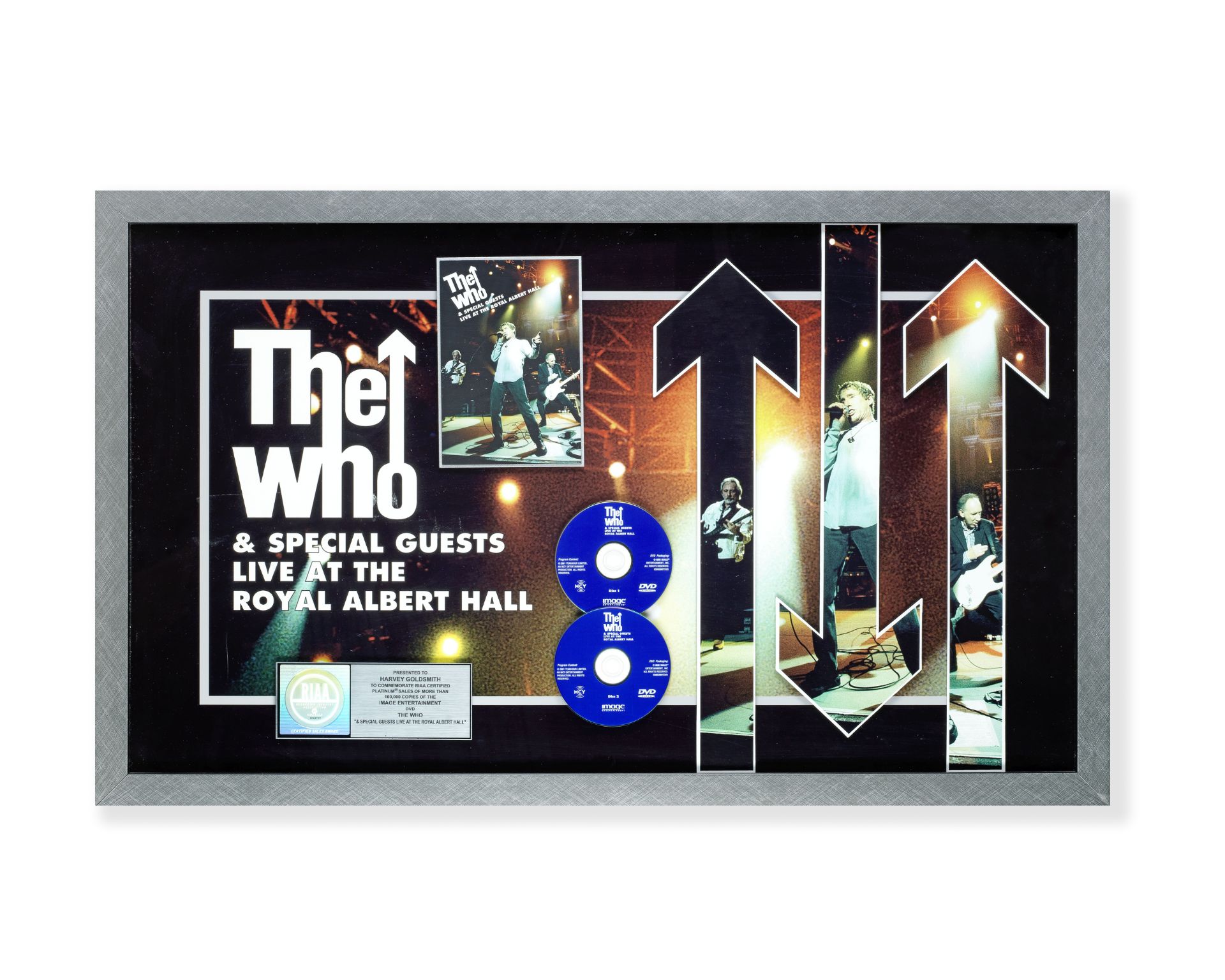 The Who: A 'Platinum' RIAA Certified DVD Award, 2001,