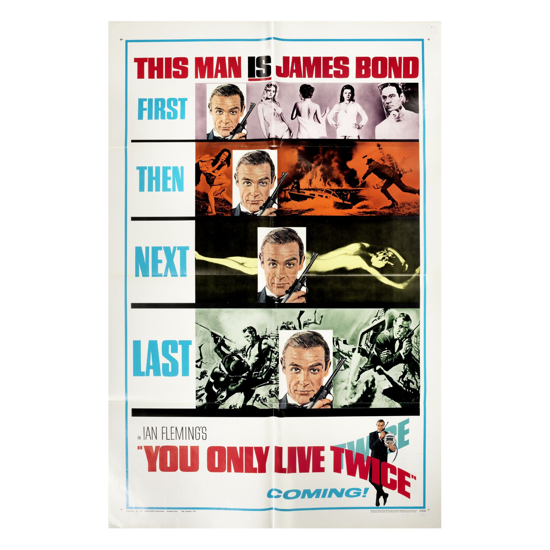 You Only Live Twice, Eon Productions/United Artists, 1967,